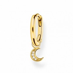 THOMAS SABO kusová náušnica Moon gold CR708-414-14