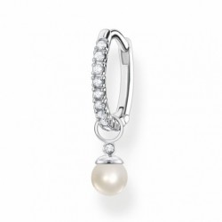 THOMAS SABO kusová náušnica Pearl silver CR702-167-14