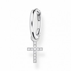 THOMAS SABO kusová náušnica Cross silver CR709-051-14