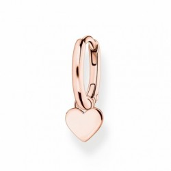 THOMAS SABO kusová náušnica Heart pendant rose gold CR696-415-40