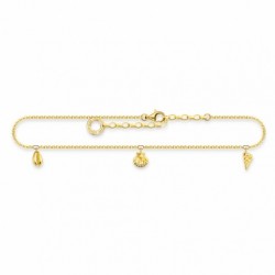 THOMAS SABO retiazka na nohu Shells gold AK0037-413-39