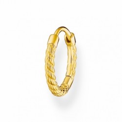 THOMAS SABO kusová náušnica Rope gold CR694-413-39