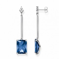 THOMAS SABO náušnice Blue stone silver H2176-166-1