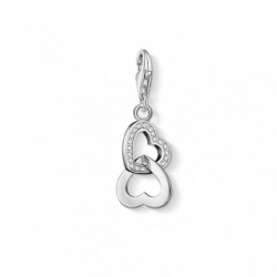 THOMAS SABO strieborný prívesok charm Hearts 0863-051-14