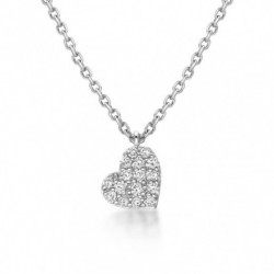 SOFIA DIAMONDS zlatý náhrdelník so srdcom a diamantmi 0,101 ct...