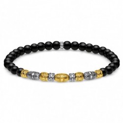 THOMAS SABO strieborný náramok Two-tone lucky charm A1922-966-11