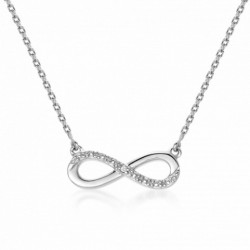 SOFIA DIAMONDS zlatý náhrdelník nekonečno s diamantom 0,004 ct...