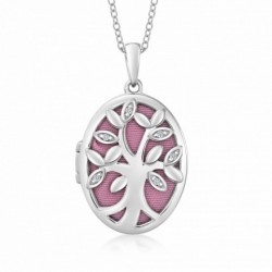 SOFIA strieborný medailón strom života HNP40901-RO