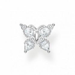 THOMAS SABO kusová náušnica Butterfly white stones H2195-051-14