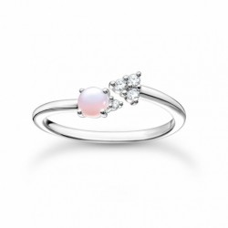 THOMAS SABO prsteň Opal-Imitation shimmering pink TR2345-166-7