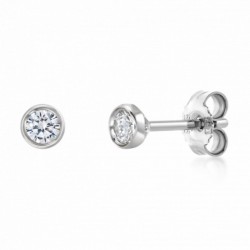 SOFIA DIAMONDS zlaté náušnice s diamantmi 0,14 ct UDER27183W-H-I1