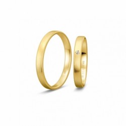 BREUNING zlaté obrúčky BR48/04411YG+BR48/14411YG
