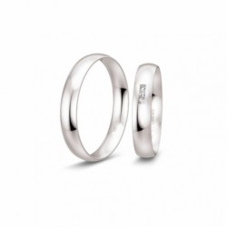 BREUNING zlaté obrúčky BR48/04407WG+BR48/14407WG