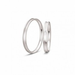 BREUNING zlaté obrúčky BR48/04325WG+BR48/04326WG