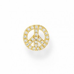 THOMAS SABO kusová náušnica Peace gold H2218-414-14