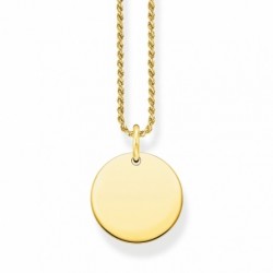 THOMAS SABO náhrdelník Disc gold KE2133-413-39