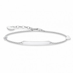 THOMAS SABO strieborný náramok Heart with infinity silver...