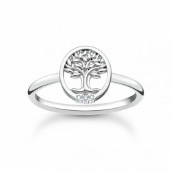 THOMAS SABO prsteň Tree of Love with white stones TR2375-051-14