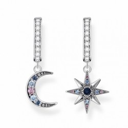 THOMAS SABO náušnice Royalty star & Moon CR682-945-7