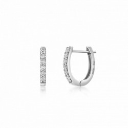 SOFIA DIAMONDS zlaté náušnice s diamantmi 0,12 ct GEMBO28794-03