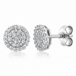 SOFIA DIAMONDS zlaté náušnice s diamantom 0,20 ct H/I1 UDER23018W-H-I1