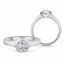 SOFIA DIAMONDS zlatý zásnubný prsteň s diamantom 0,70 ct BDRB00160WG