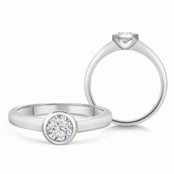 SOFIA DIAMONDS zlatý zásnubný prsteň s diamantom 0,50 ct BDRB00159WG