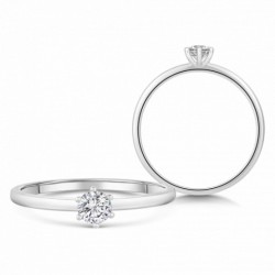 SOFIA DIAMONDS zlatý zásnubný prsteň s diamantom 0,25 ct BDRB00083WG