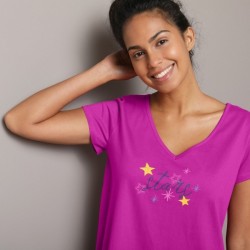 Pyžamové tričko s krátkymi rukávmi s potlačou Estrella