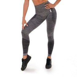 Dámske legíny Boco Wear Grey Melange Push Up šedá - XS/S