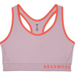 Podprsenka Under Armour Mid Keyhole Grey Orange - XS