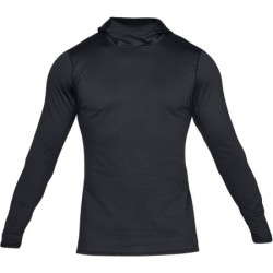 Pánske tričko Under Armour Fitted CG Hoodie Black /  / Charcoal - M