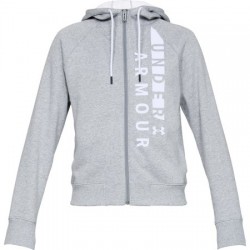 Dámska mikina Under Armour Cotton Fleece WM FZ Steel Light Heather...