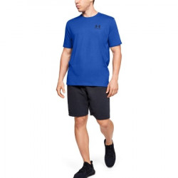 Pánske tričko Under Armour Sportstyle Left Chest SS Versa Blue - S