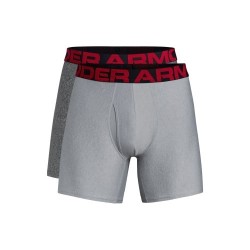 Pánske boxerky Under Armour Tech 3in 2ks Mod Gray Light Heather - M