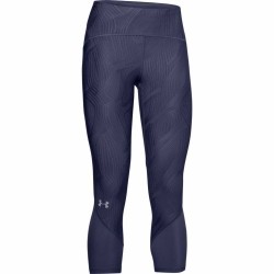 Legíny Under Armour W Fly Fast Jacquard Crop Blue Ink - S