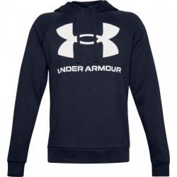 Pánska mikina Under Armour Rival Fleece Big Logo HD Midnight Navy - L