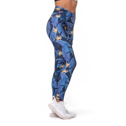 Legíny Nebbia High Waist Ocean Power 561 Ocean Blue - XS