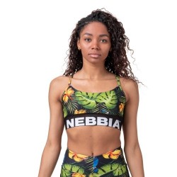 Podprsenka Nebbia Earth Powered 565 Jungle Green - S