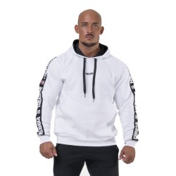 Pánska mikina s kapucňou Nebbia Unlock the Champion 194 White - XXL