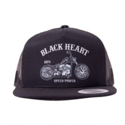 Šiltovka BLACK HEART Bobber BLK Trucker čierna