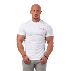 Pánske tričko Nebbia Minimalist Logo 293 White - XXL