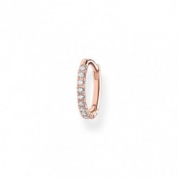 THOMAS SABO kusová náušnica Stones rose gold CR659-416-14