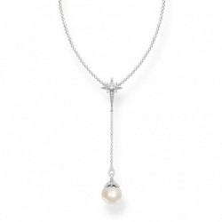 THOMAS SABO náhrdelník Pearl star KE1986-167-14-L45v