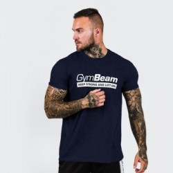 GymBeam Tričko Keep Strong Navy  MM