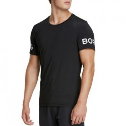 BJÖRN BORG Pánske Tričko Borg Tee Black Beauty  XL