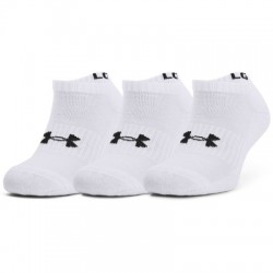 UNDER ARMOUR-UA Core No Show 3Pk-WHT Biela 42/47