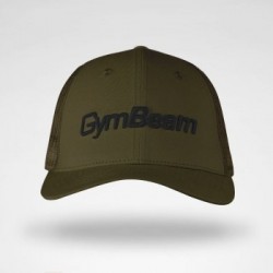 GymBeam Šiltovka Mesh Panel Cap Military Green