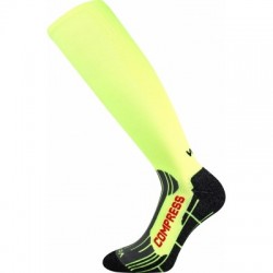 Bežecké kompresné podkolienky VOXX 1 PACK-Flex-neon yellow