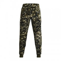 UNDER ARMOUR-UA RIVAL FLC CAMO SCRIPT JGR-GRN Zelená S